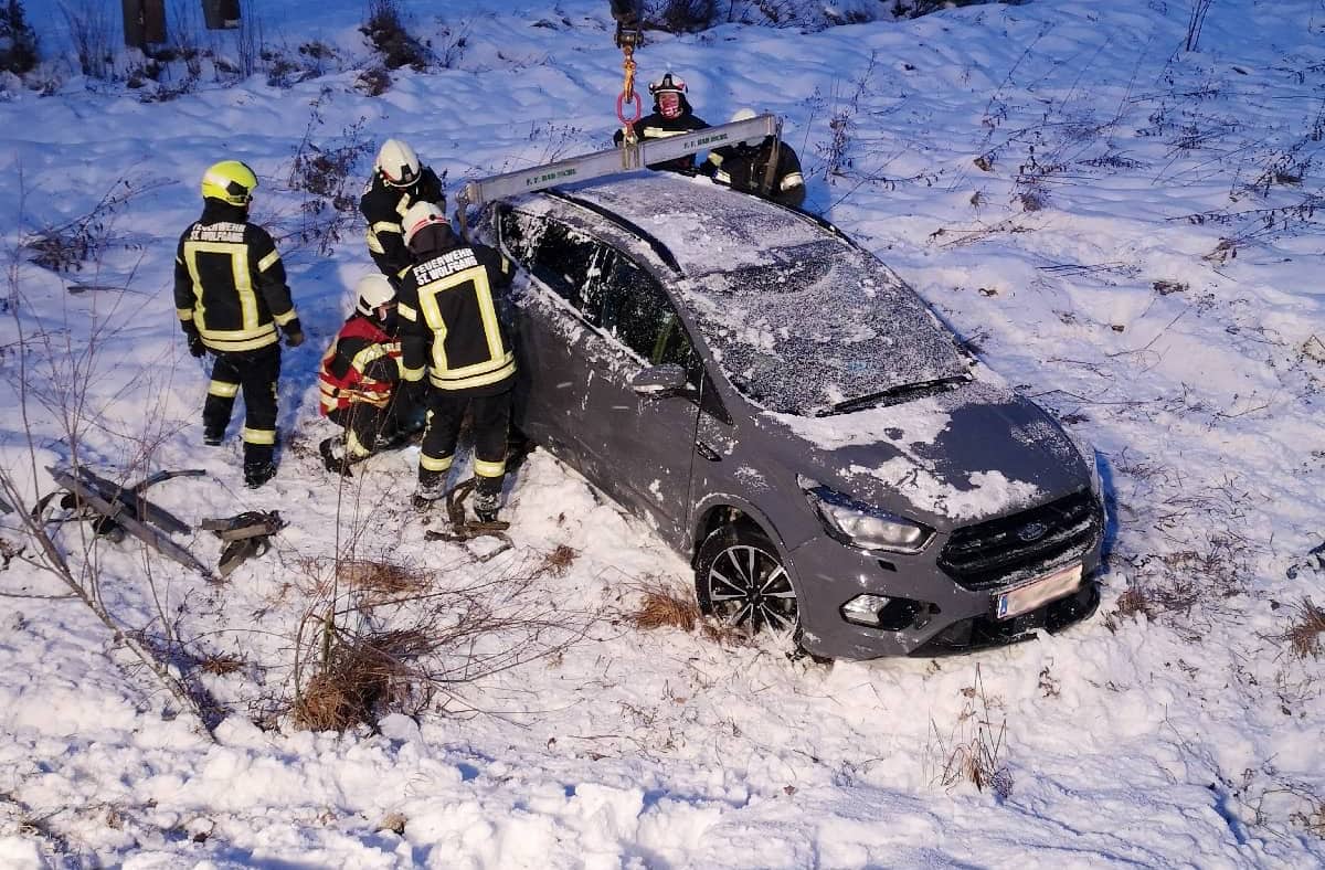 FF Bad Ischl: Verkehrsunfall in St.Wolfgang