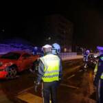 Verkehrsunfall mit eingeklemmter Person