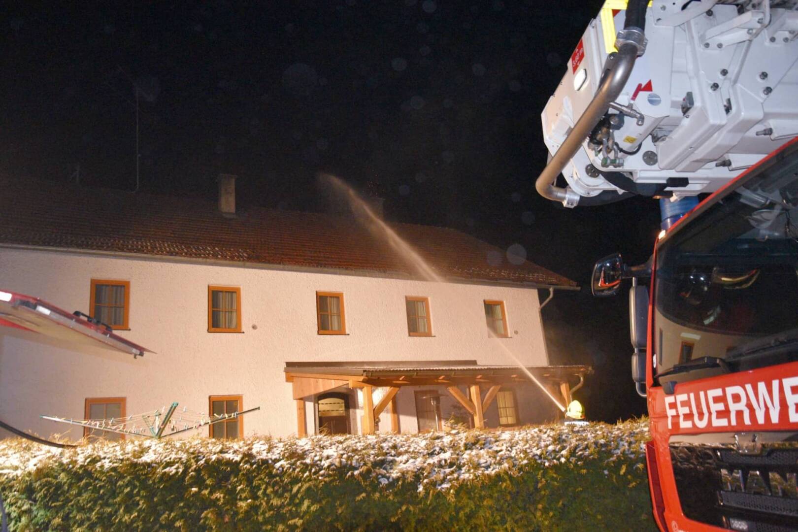 FF Andorf: Kaminbrand in Bruck