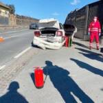 Verkehrsunfall auf der B76 in Schamberg