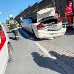 Verkehrsunfall auf der B76 in Schamberg