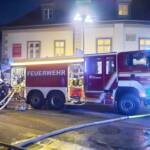 Wohnhausbrand im Ortszentrum