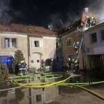 Wohnhausbrand im Ortszentrum