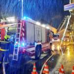 Wohnhausbrand im Ortszentrum