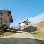 Nebengebäude in Birkfeld in Vollbrand