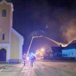 Brand eines ehemaligen Stallgebäudes im Ortskern von Thuma