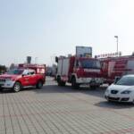 Verkehrsunfall mit eingeklemmter Person