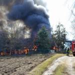 Großbrand in Kainraths fordert 140 Feuerwehrleute