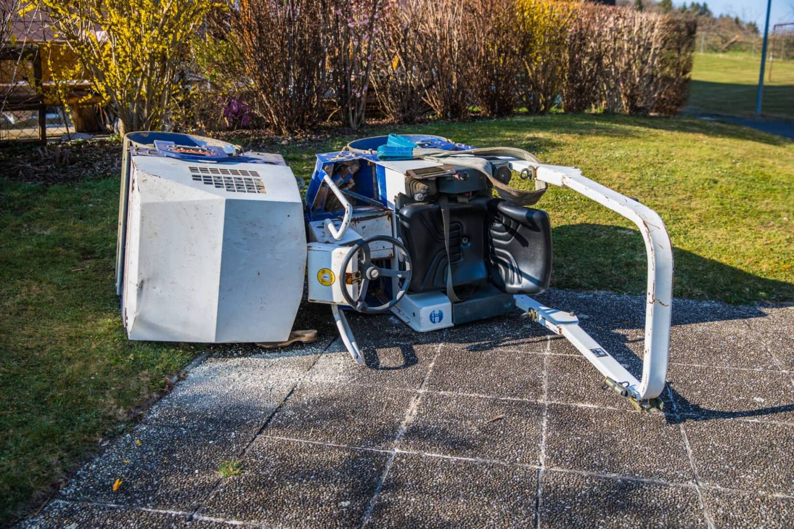 BFV Feldbach: Bergung einer Straßenwalze