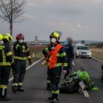 Motorradbergung nach Verkehrsunfall