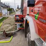 Pumparbeiten nach Wassergebrechen