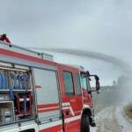 Wald- und Fahrzeugbrand in Raabs an der Thaya