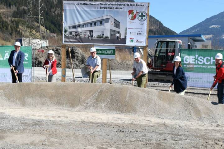 BFV Liezen: Spatenstich zum Neubau der Einsatzzentrale