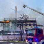 Großeinsatz der Berufsfeuerwehr Wien