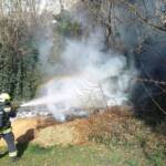 Wiesenbrand im Ortsgebiet