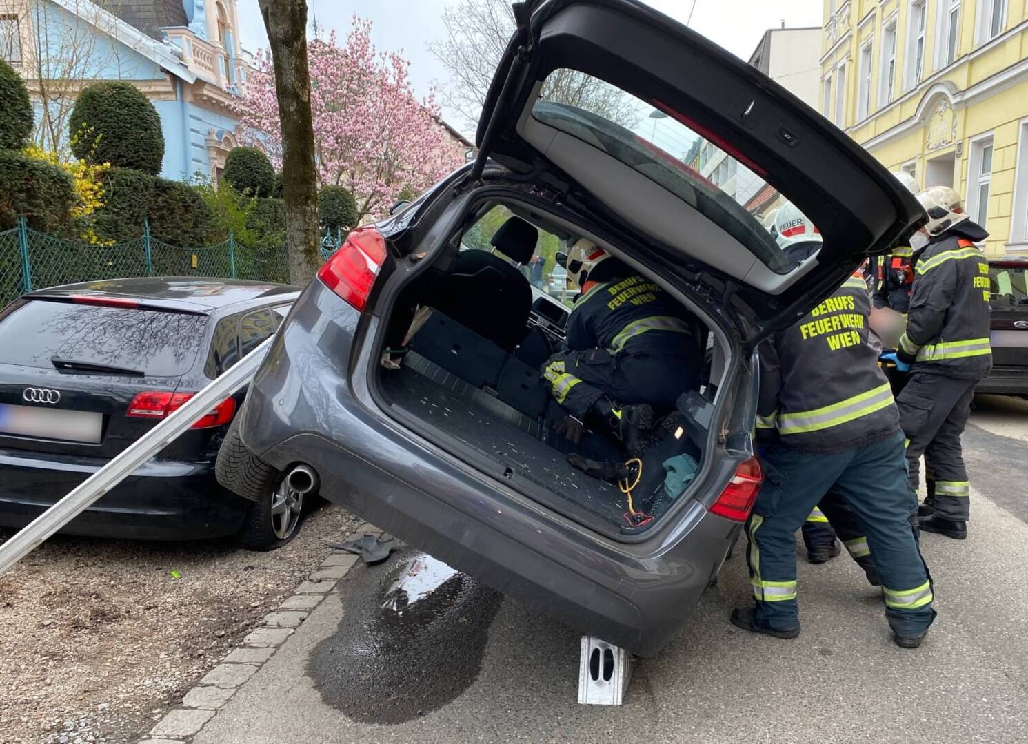 Verkehrsunfall in Wien - Penzing