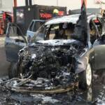 Fahrzeugbrand im EKZ Tivoli