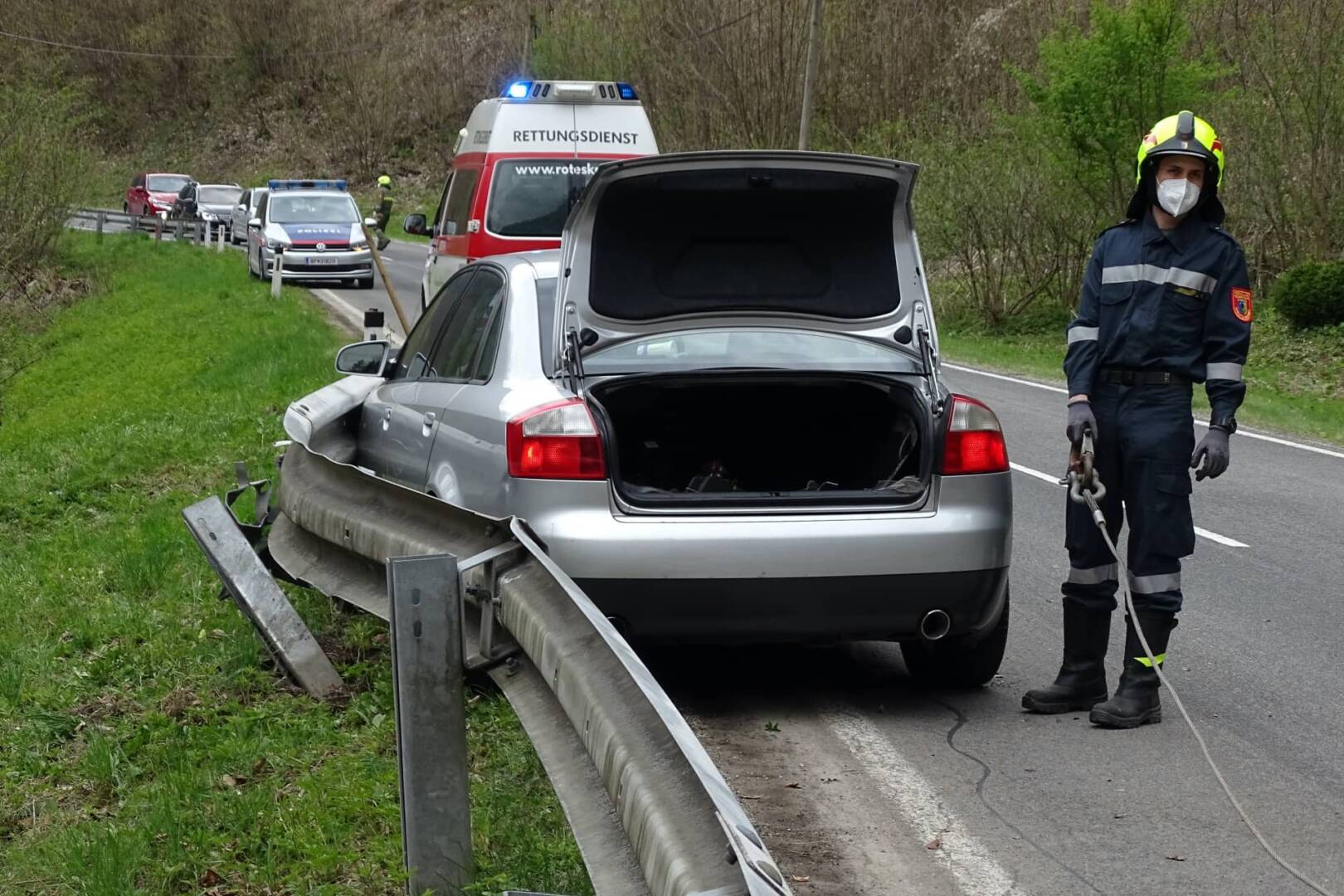 Schwerer Verkehrsunfall B26