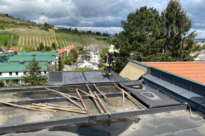 FF Klosterneuburg: Mehrere Sturmeinsätze im Stadtgebiet