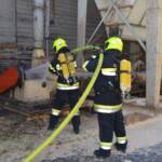 Brand einer Maschine