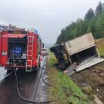 Schwerer Lkw-Unfall zwischen Traboch und Kammern