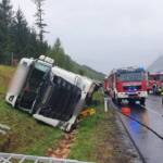 Schwerer Lkw-Unfall zwischen Traboch und Kammern