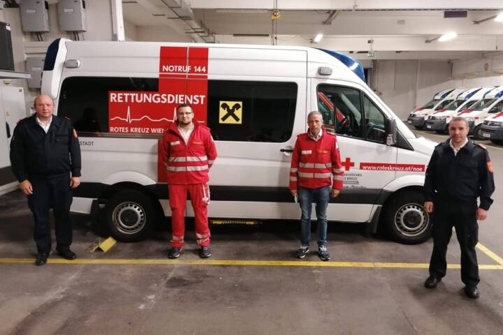 BFK Wr. Neustadt: Arbeitsgespräch mit Bezirkskommando des Roten Kreuz