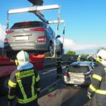 Auffahrunfall mit 5 PKW