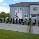 Feuerwehr Verkehrsregler von Polizei ausgebildet