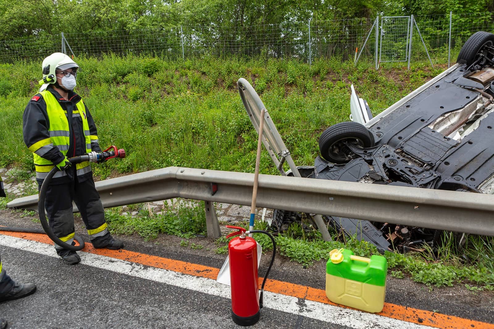 FF Krems: Verkehrsunfall auf der B37