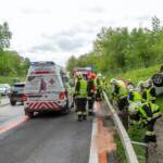 Verkehrsunfall auf der B37