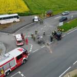 Verkehrsunfall auf der B5 bei Großeberharts