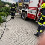 Küchenbrand in Kresbach