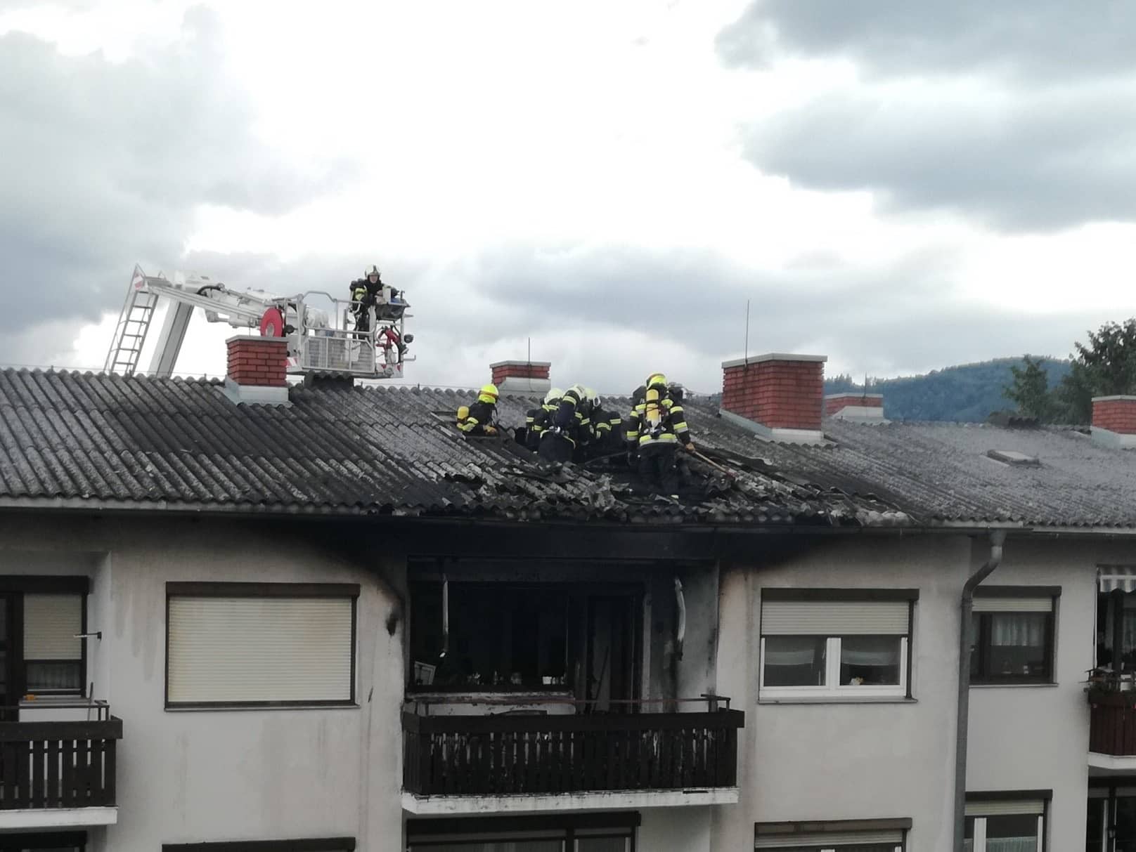BFV Graz-Umgebung: Brand in Mehrparteienhaus in Gratwein-Straßengel