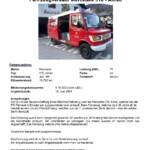 Verkauf des KLF-A der Feuerwache Perneck