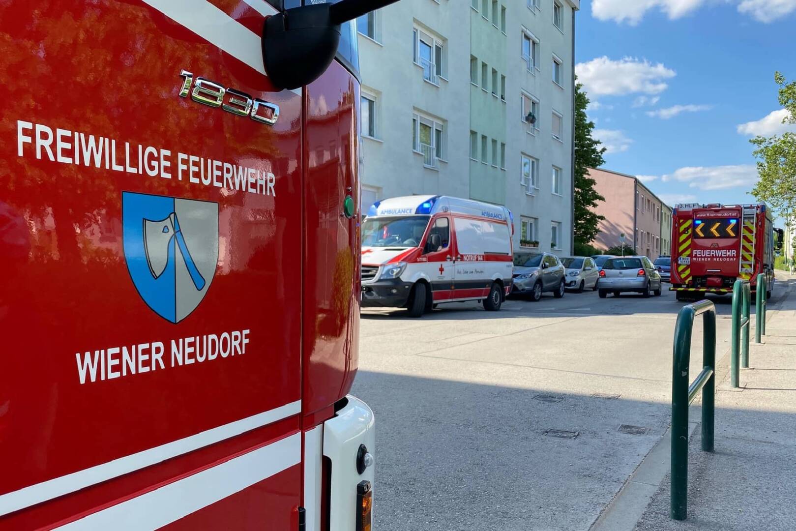 FF Wiener Neudorf: Hilflose Person in Wohnung