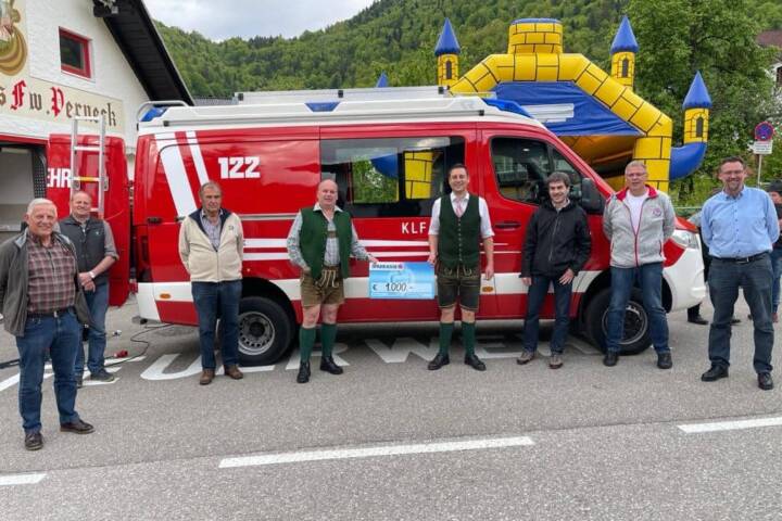 HFW Bad Ischl: Eisschützen unterstützen FW Perneck