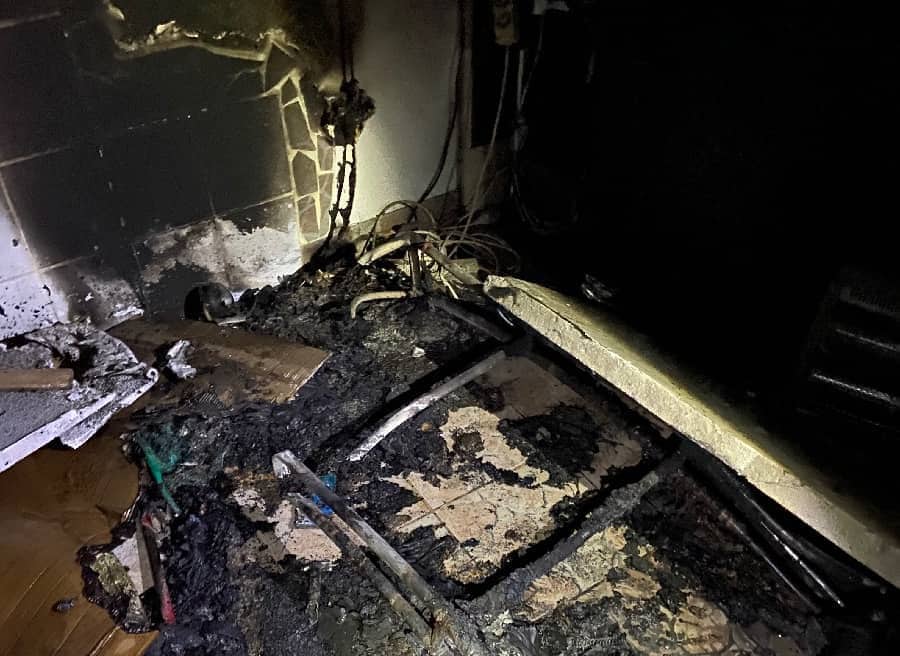 FF Leoben-Stadt: Zimmerbrand in Mehrparteienhaus