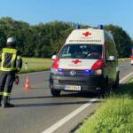 Motorradunfall auf der B60