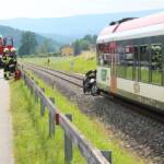 PKW-Kollision mit Eisenbahn fordert Todesopfer