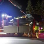 Fahranfänger landet nach Unfall am Fahrzeugdach