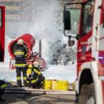 Großbrand bei Recyclingfirma in St. Michael