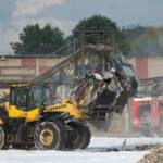 Großbrand bei Recyclingfirma in St. Michael