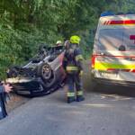 Verkehrsunfall mit Mopedauto