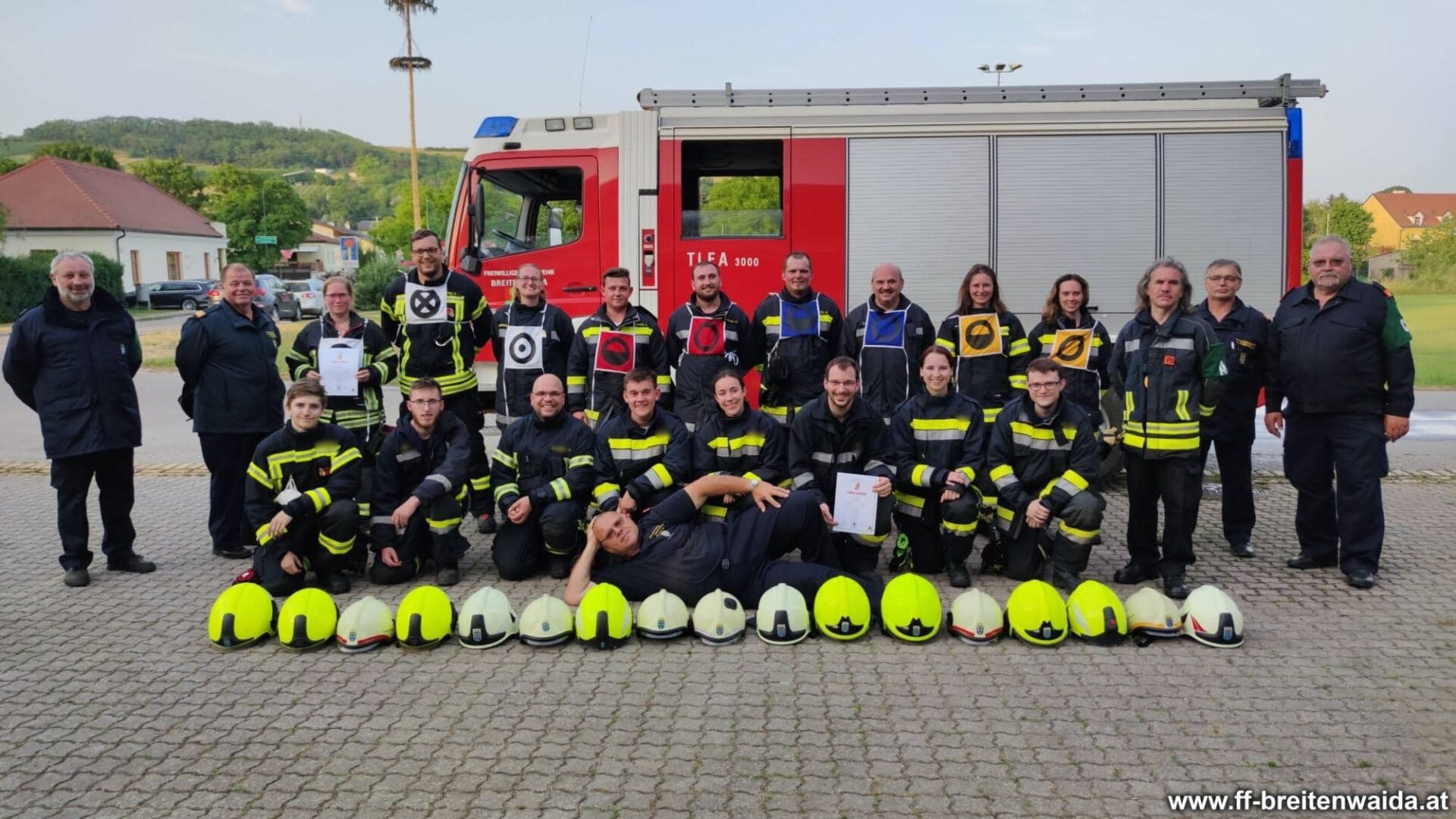 FF Breitenwaida: Ausbildungsprüfung Löscheinsatz