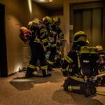 Übung: Vermisste Personen bei Zimmerbrand in Beherbergungsbetrieb