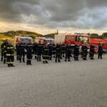 Sechs Feuerwehren übten mit Atemschutz