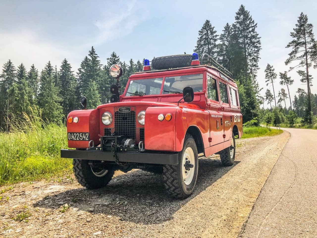 FF Hagenberg: Ältestes Feuerwehrfahrzeug frisch restauriert