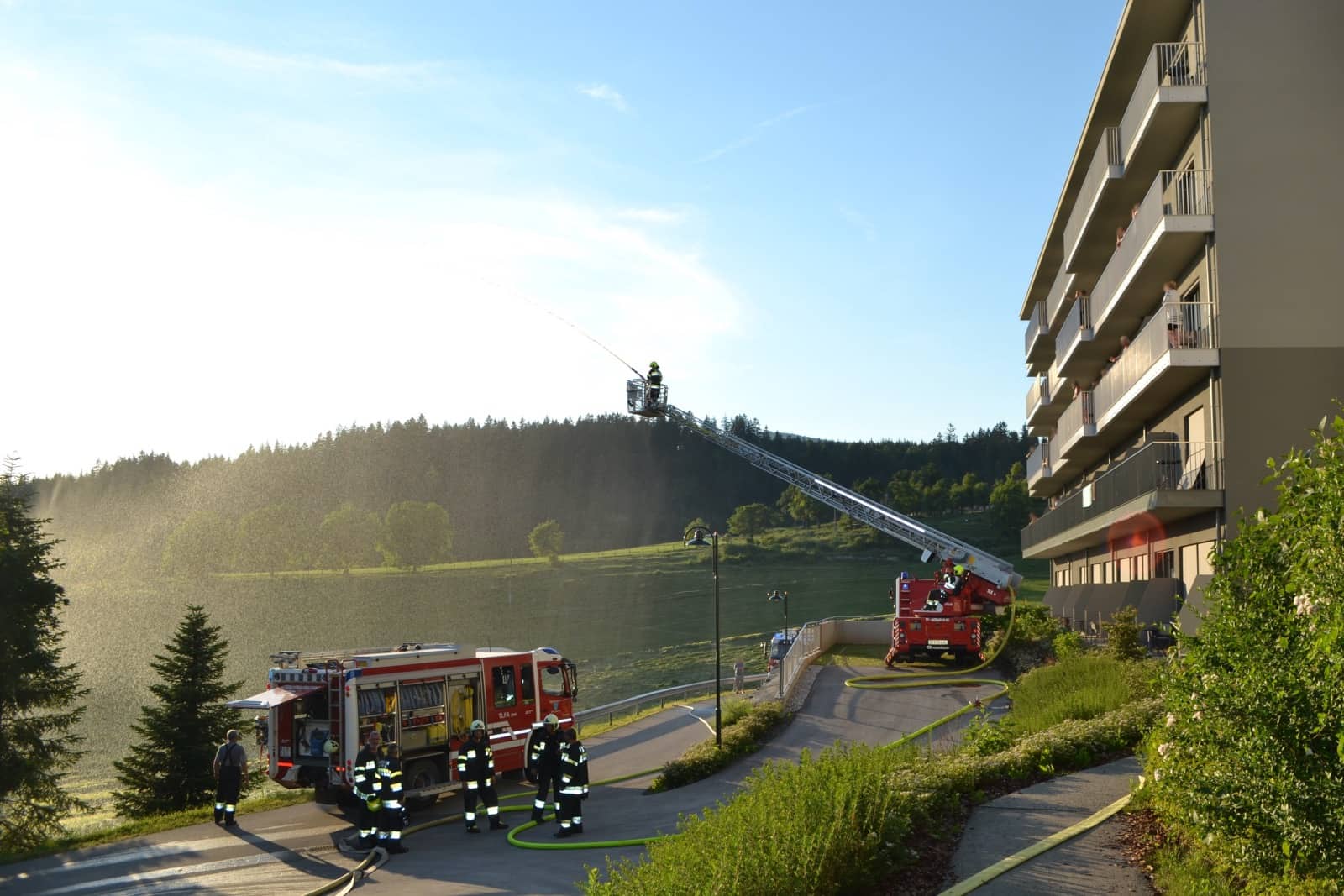 FF Althofen: Vier Feuerwehren übten gemeinsam
