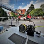 Branddienstübung in der Anton Brucknerschule